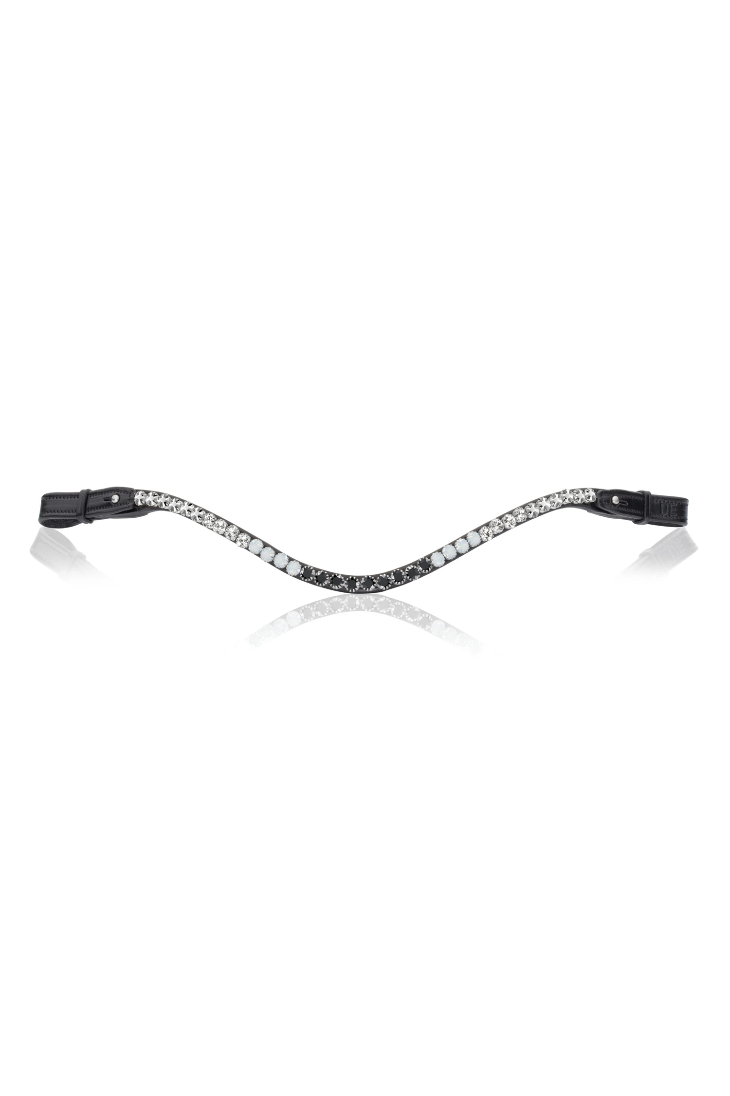 Utzon Equestrian Elegant Browband Quatre Ebony 1 Utzon Equestrian Elegant Browband Quatre Ebony