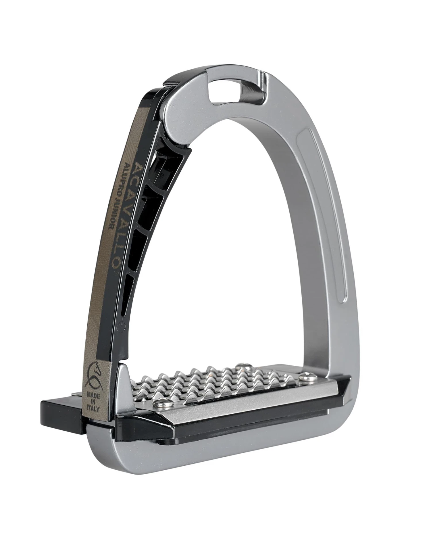 Acavallo Arena AluPro Junior Stirrups Titanium 4 Acavallo Arena AluPro Junior Stirrups Titanium - Image 4
