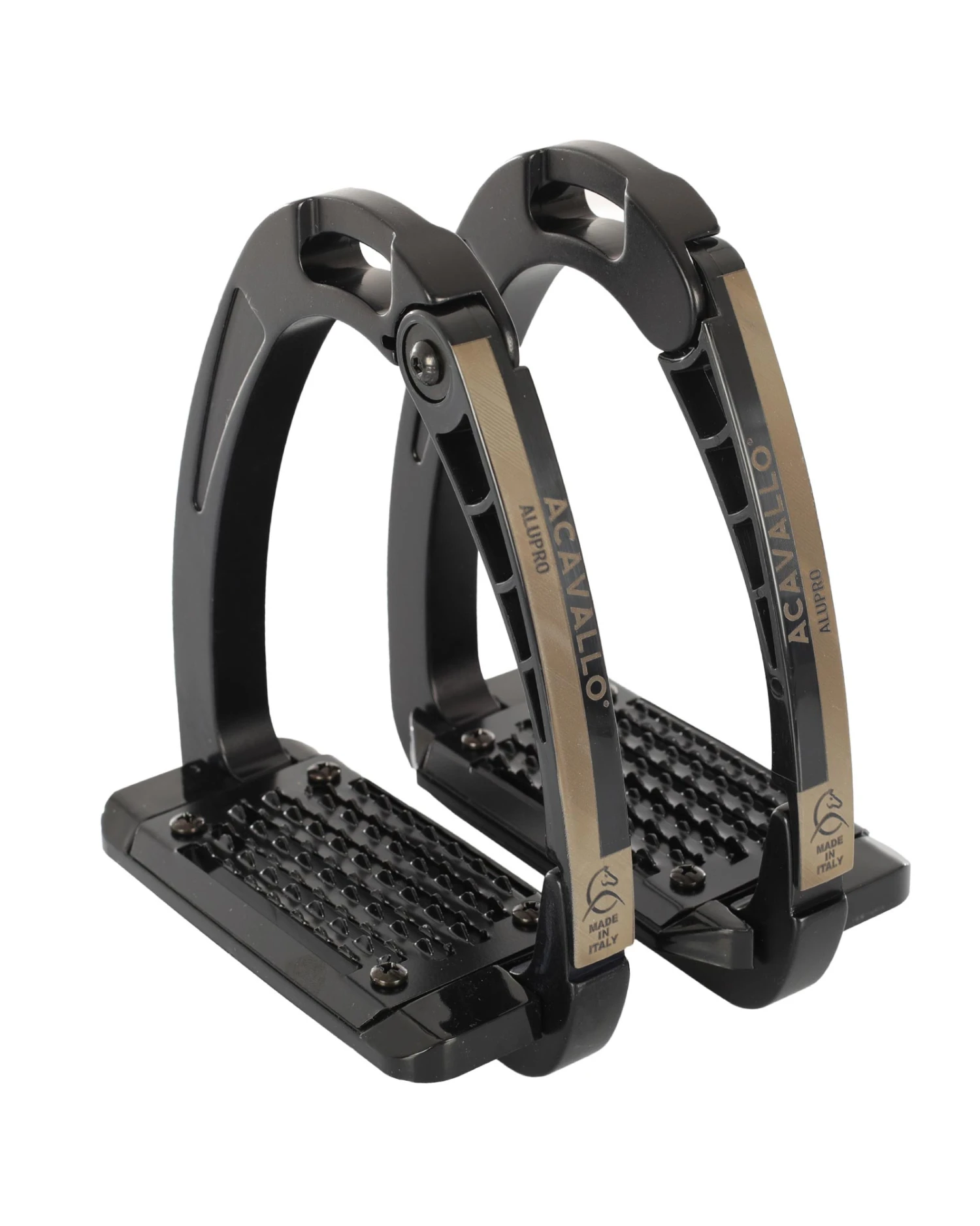 Acavallo Arena AluPro Stirrups Total Black 4 Acavallo Arena AluPro Stirrups Total Black - Image 4
