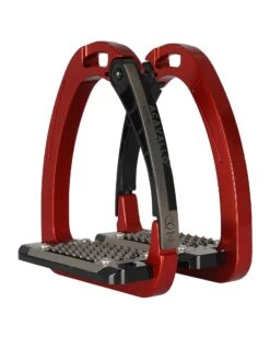 Acavallo Arena AluPro Stirrups Red 11 Acavallo Arena AluPro Stirrups Red -Lemieux Store 1482807