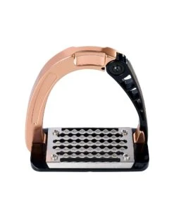 Acavallo Arena AluPro Junior Stirrups Rose Gold -Lemieux Store 1483198