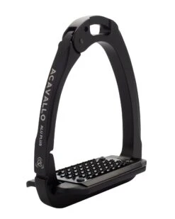 Acavallo Arena AluPlus 2.0 Stirrups Total Black -Lemieux Store 1483788