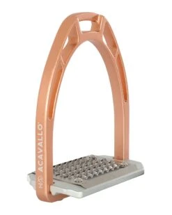Acavallo Arco Evolution AluPro Stirrups Rose Gold -Lemieux Store 1484183