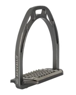 Acavallo Arco Evolution AluPro Stirrups Titanium -Lemieux Store 1484491