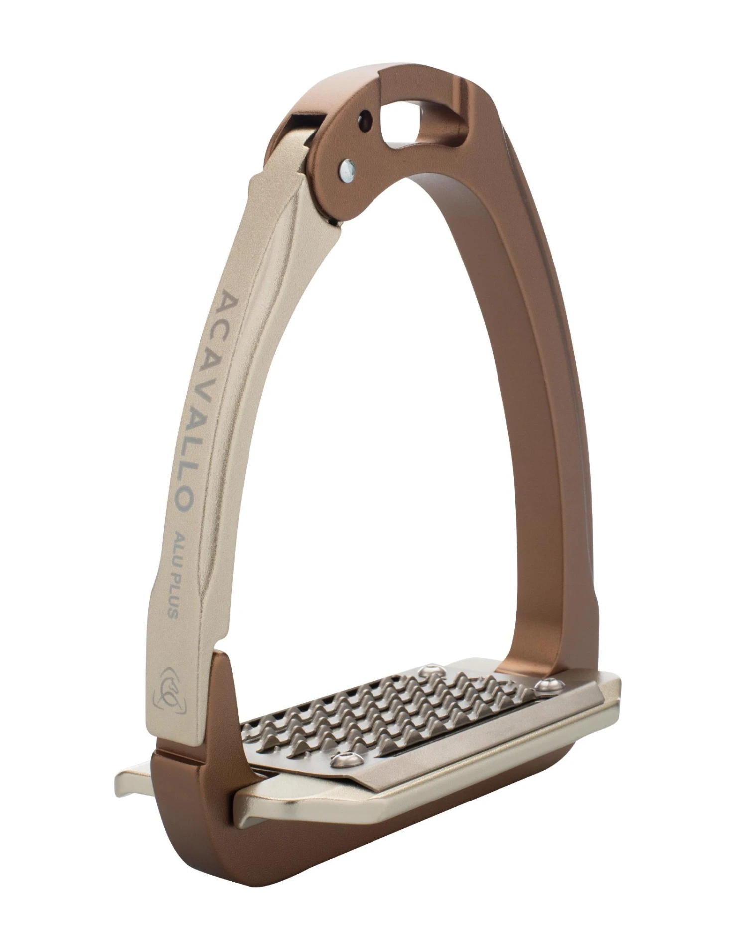 Acavallo Arena AluPlus 2.0 Stirrups Golden Brown 3 Acavallo Arena AluPlus 2.0 Stirrups Golden Brown - Image 3