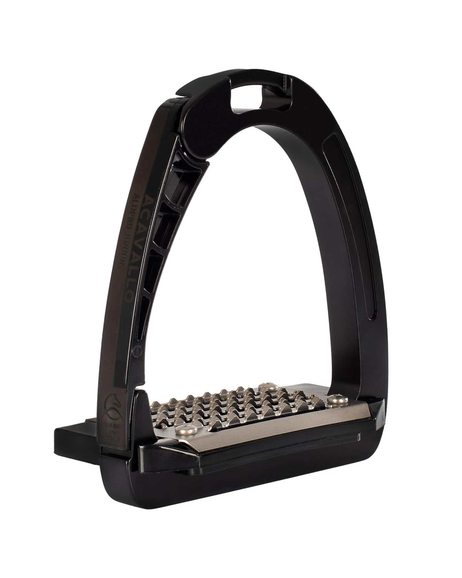 Acavallo Arena AluPro Junior Stirrups Black 3 Acavallo Arena AluPro Junior Stirrups Black - Image 3