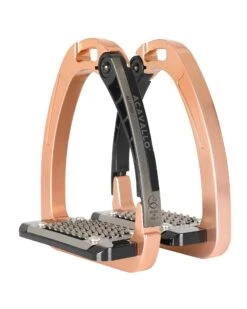 Acavallo Arena AluPro Stirrups Rose Gold -Lemieux Store 1496979