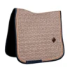 Kentucky Horsewear Kentucky Pied-de-Poule Dressage Saddle Pad Bordeaux/Navy