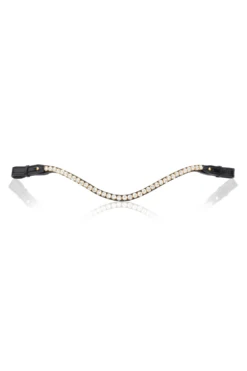 Utzon Equestrian Elegant Browband Clear