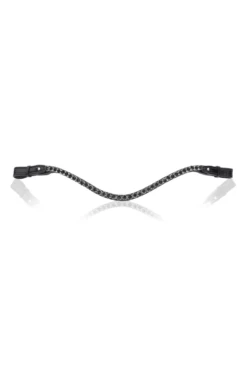 Utzon Equestrian Elegant Browband Ebony