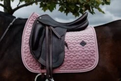 Kentucky Horsewear Kentucky Velvet Dressage Saddle Pad Old Rose -Lemieux Store 2526f90671423ec8bf9ef58f99fe51259e7ee5b05a96dfb3cf9ce4620ec0d1c2