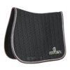 Kentucky Horsewear Kentucky Leather Fishbone Jump Saddle Pad Black
