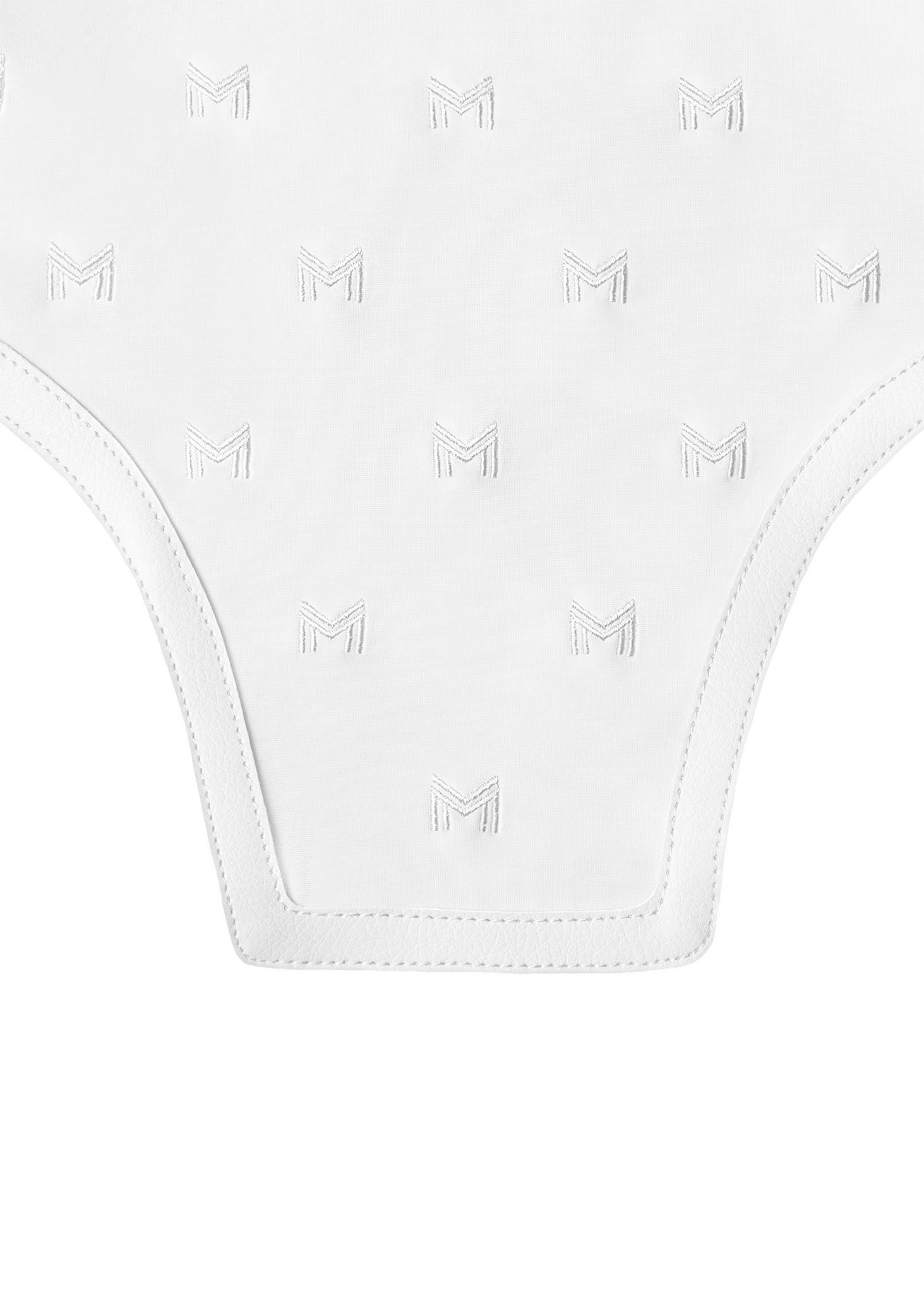 Maximilian Stamp Ear Bonnet White 2 Maximilian Stamp Ear Bonnet White - Image 2