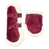 Kentucky Horsewear Kentucky Velvet Fleece Bamboo Tendon & Fetlock Boots Bordeaux