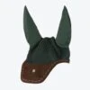 PS Of Sweden Brown Suede Ear Bonnet Hunter Green