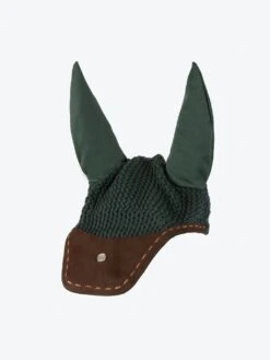 PS Of Sweden Brown Suede Ear Bonnet Hunter Green