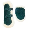 Kentucky Horsewear Kentucky Velvet Fleece Bamboo Tendon & Fetlock Boots Dark Green