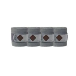 Kentucky Horsewear Kentucky Velvet Bandages Grey