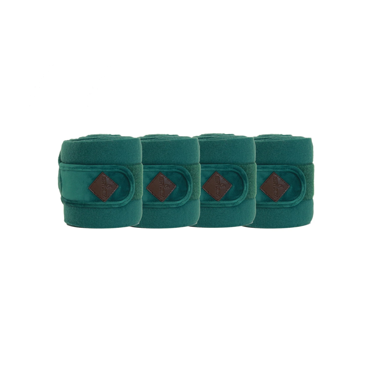 Kentucky Horsewear Kentucky Velvet Bandages Dark Green 1 Kentucky Horsewear Kentucky Velvet Bandages Dark Green