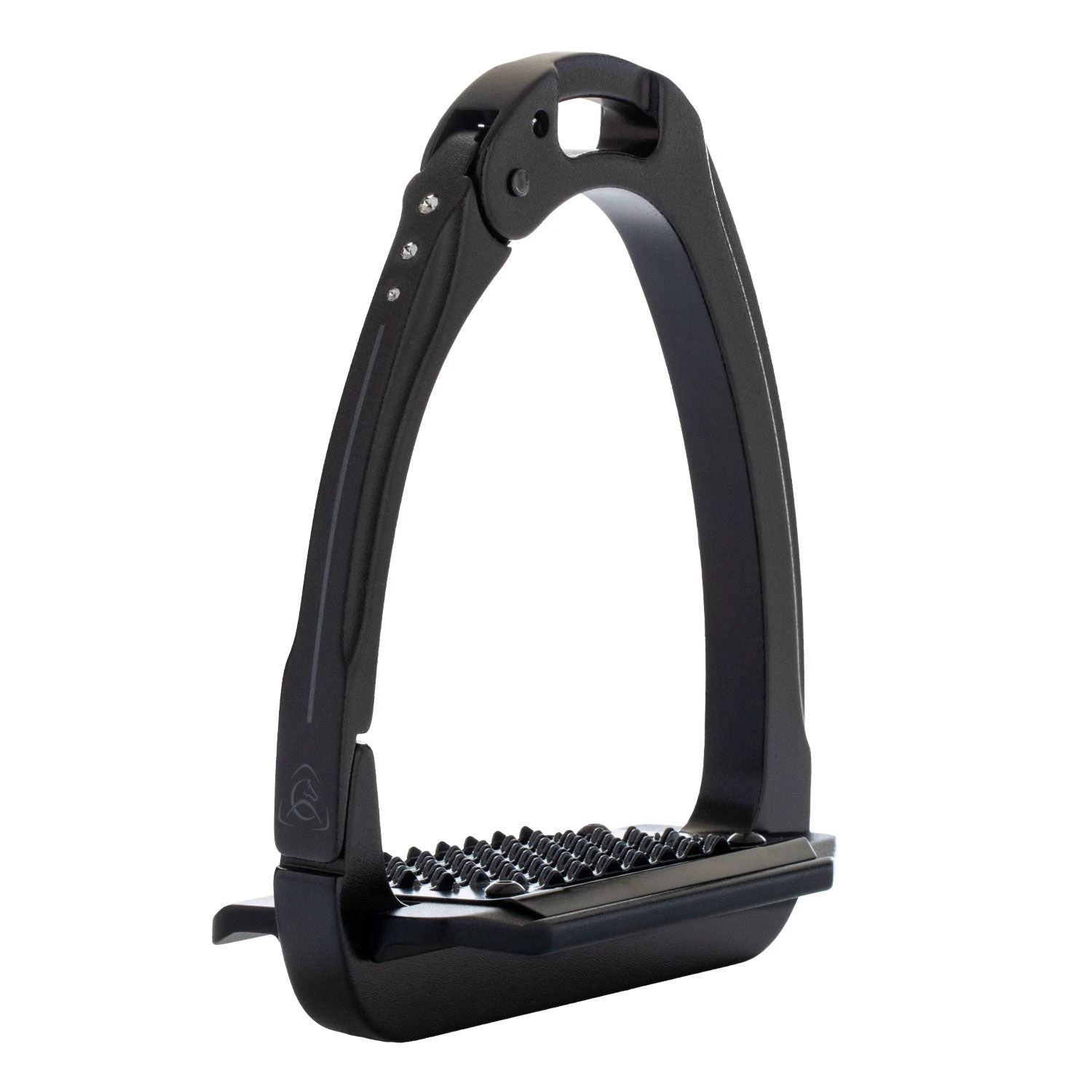 Acavallo Arena AluPlus 2.0 Swarovski Stirrups Total Black 4 Acavallo Arena AluPlus 2.0 Swarovski Stirrups Total Black - Image 4