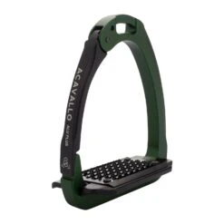 Acavallo Arena AluPlus 2.0 Stirrups Hunter Green -Lemieux Store AC609 HG 3