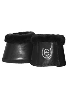 Equestrian Stockholm Fleece Bell Boots Black Edition