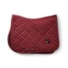 Equestrian Stockholm Jump Saddle Pad Modern Bordeaux