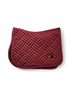 Equestrian Stockholm Jump Saddle Pad Modern Bordeaux