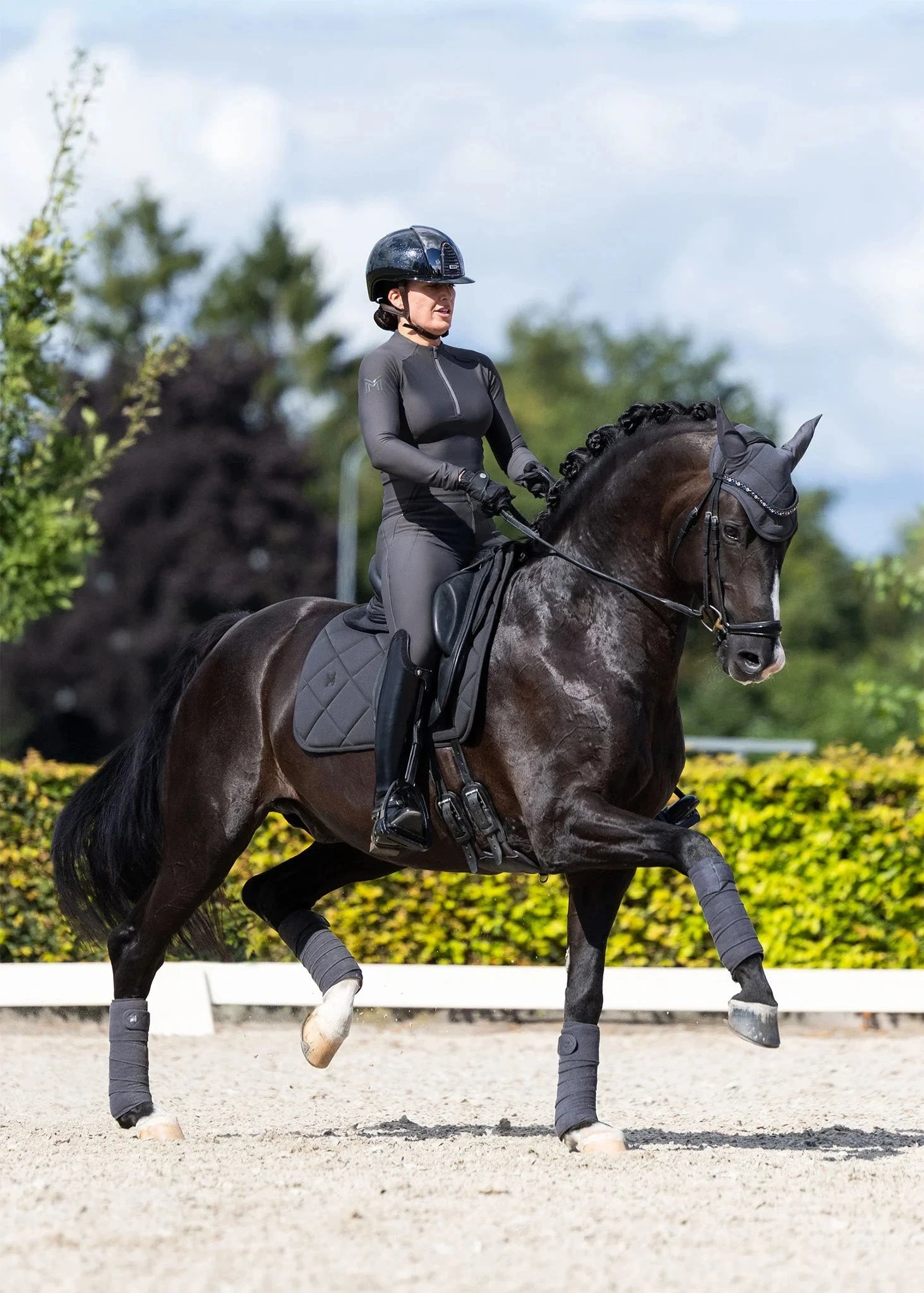 Maximilian Crew Ear Bonnet Graphite 2 Maximilian Crew Ear Bonnet Graphite - Image 2