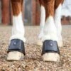 Premier Equine Carbon Tech Techno Wool Over Reach Boots Black