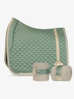 PS Of Sweden Bow Dressage Saddle Pad & Bandages Thyme -Lemieux Store Copy of LeMieux 16