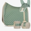 PS Of Sweden Bow Dressage Saddle Pad, Bandages & Ear Bonnet Thyme