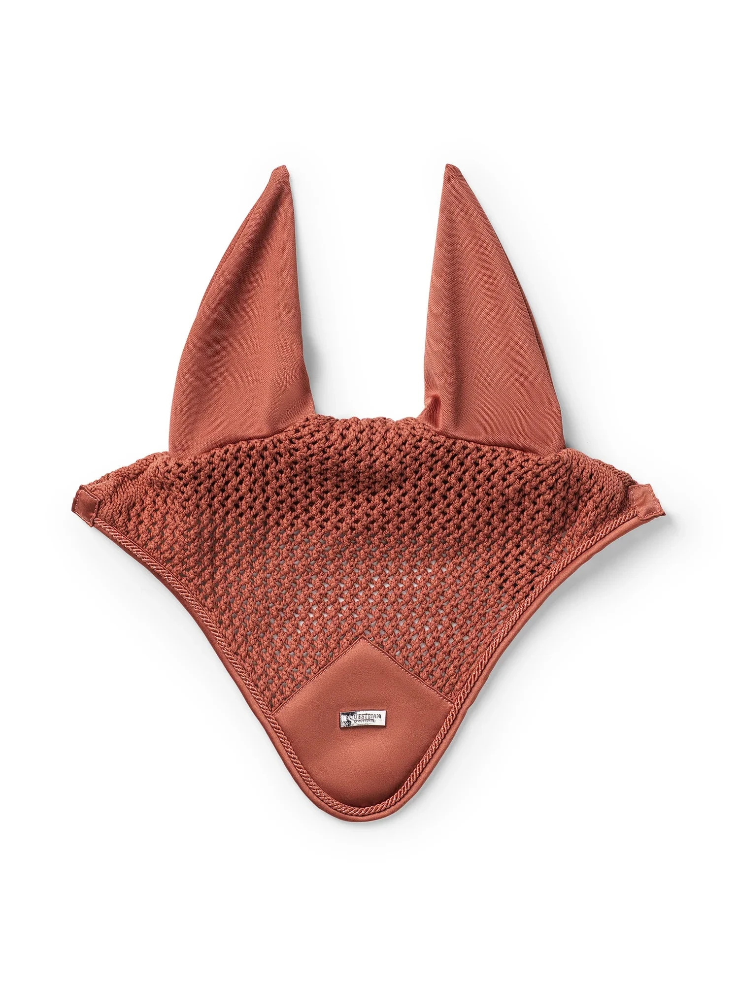 Equestrian Stockholm Ear Bonnet Coral 1 Equestrian Stockholm Ear Bonnet Coral