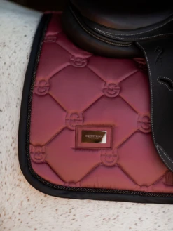 Equestrian Stockholm Jump Saddle Pad Soft Rouge -Lemieux Store ESSoftRouge 5