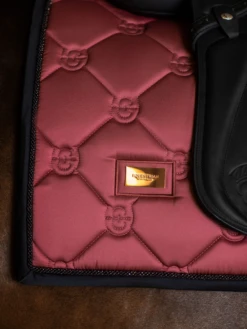 Equestrian Stockholm Dressage Saddle Pad Soft Rouge -Lemieux Store ES Soft Rouge 1