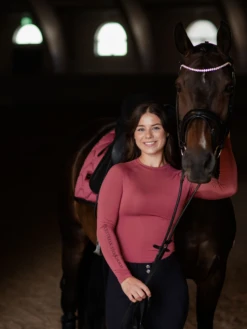 Equestrian Stockholm Ear Bonnet Soft Rouge 5 Equestrian Stockholm Ear Bonnet Soft Rouge -Lemieux Store ES Soft Rouge 3 1