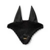 Equestrian Stockholm Ear Bonnet Plain Black Gold