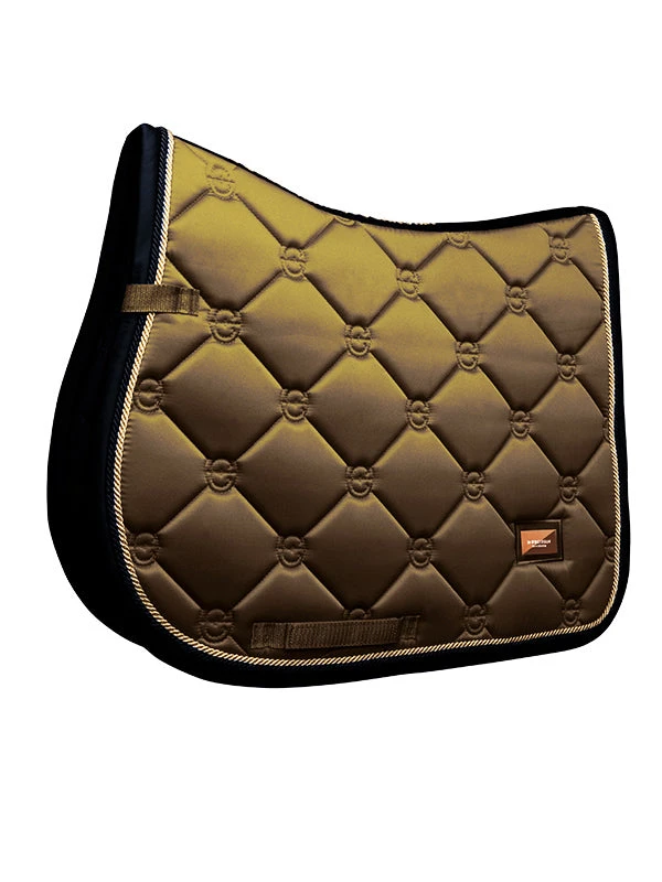 Equestrian Stockholm Jump Saddle Pad Golden Brass 1 Equestrian Stockholm Jump Saddle Pad Golden Brass