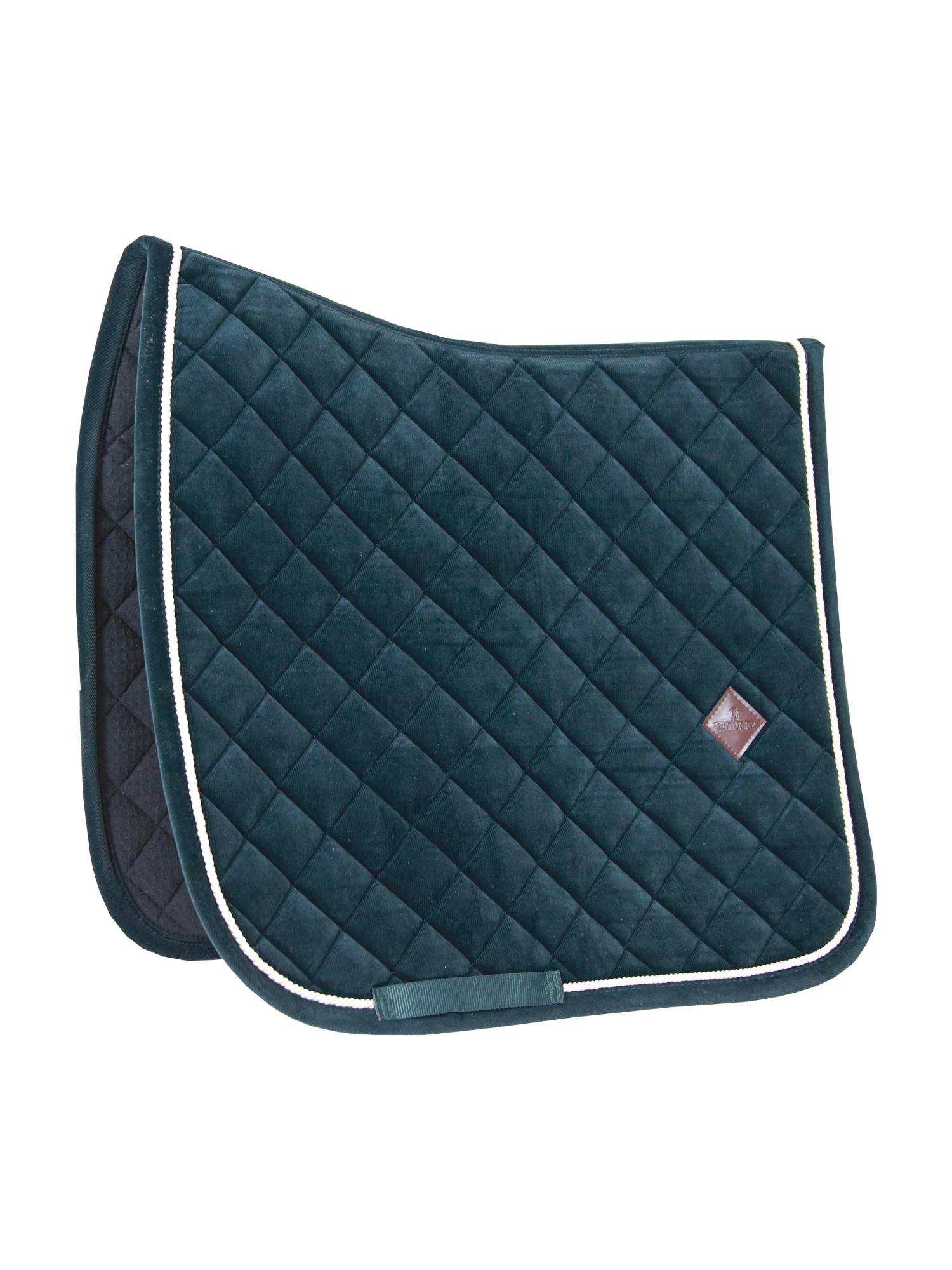Kentucky Horsewear Kentucky Corduroy Dressage Saddle Pad Green 1 Kentucky Horsewear Kentucky Corduroy Dressage Saddle Pad Green