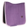 Kentucky Horsewear Kentucky Velvet Contrast Dressage Saddle Pad Royal Purple