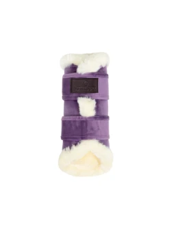 Kentucky Horsewear Kentucky Velvet Contrast Brushing Boots Purple 4-Pack