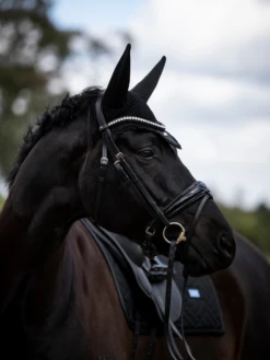 Equestrian Stockholm Modern Mesh Dressage Saddle Pad Black -Lemieux Store KENTUCKY 58