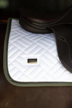 Equestrian Stockholm Modern Jump Saddle Pad White Striking Valley -Lemieux Store MG 0165