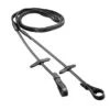 Finesse Rolled Leather Reins With Padded Stoppers