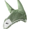 Equestrian Stockholm Ear Bonnet Pistachio White