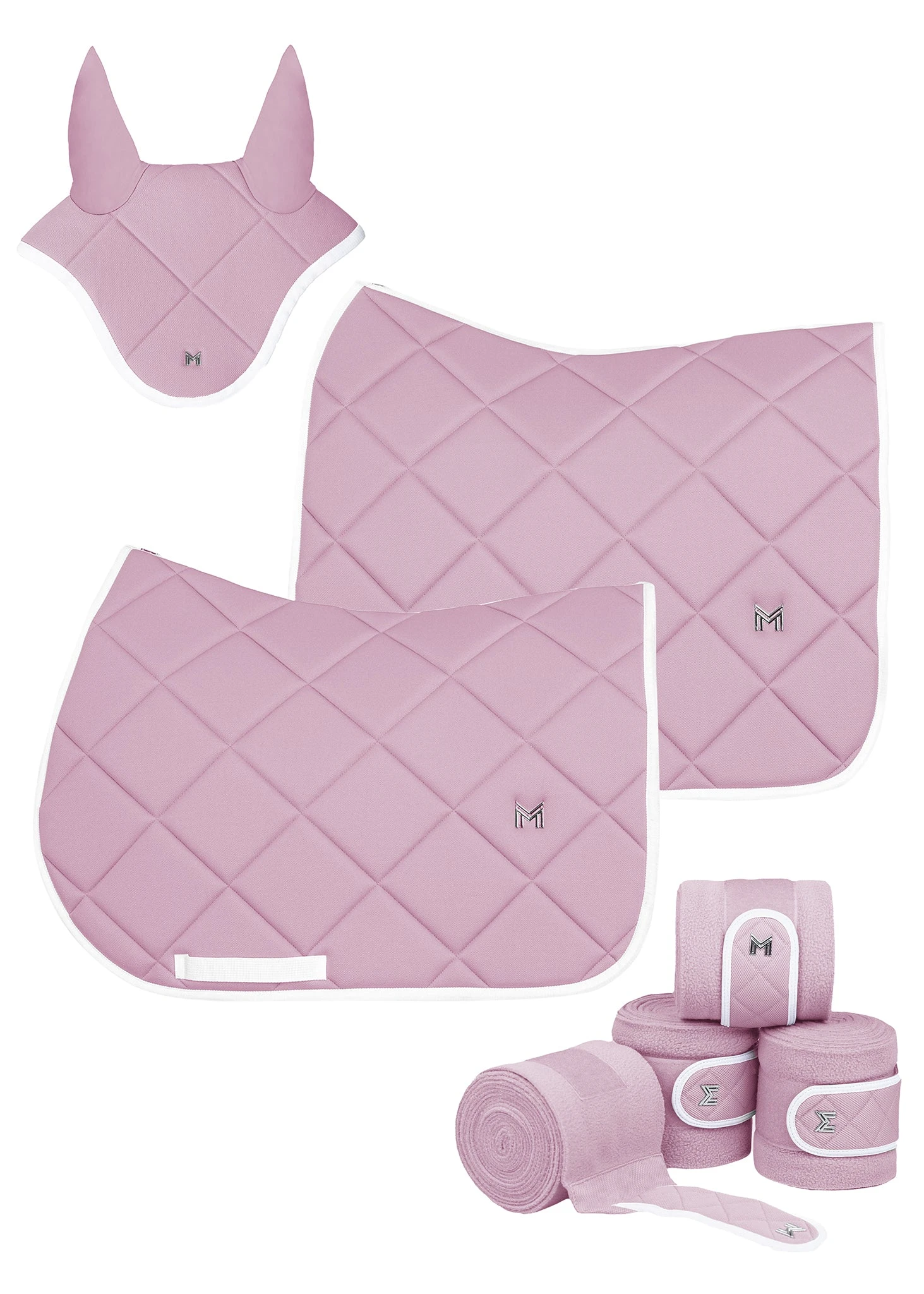 Maximilian Crew Jump Saddle Pad Mauve 5 Maximilian Crew Jump Saddle Pad Mauve - Image 5