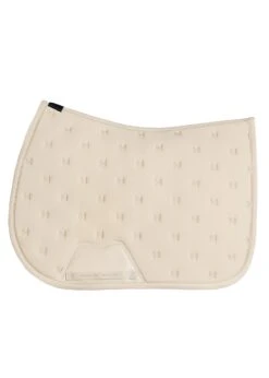 Maximilian Stamp Jump Saddle Pad Sand