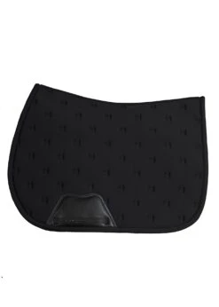 Maximilian Stamp Jump Saddle Pad Black