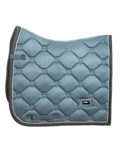 Equestrian Stockholm Dressage Saddle Pad Steel Blue