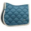 Equestrian Stockholm Jump Saddle Pad Stone Blue
